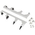 thumbnail image 4 of Speedway Motors Linear Wire Loom Kit with Sliding Tabs, Chrome Finish for Most V8 Engines, Includes Two Looms and Black Insulator Dividers, Universal Fit, 4 of 6