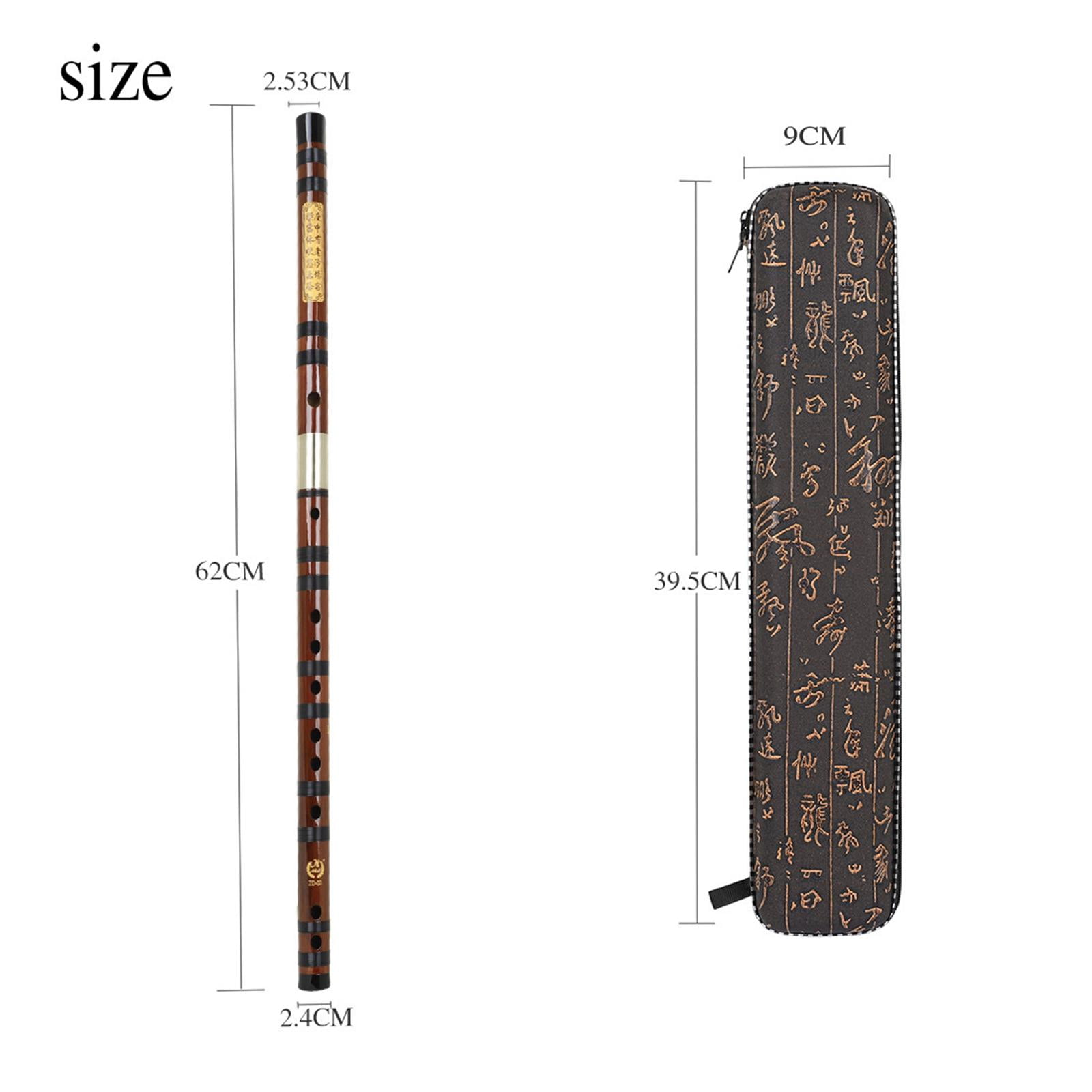 LeeQinersw Bamboo Flute Chinese Flute Woodwind Instruments Durable Vintage High Quality for Key of D