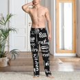 thumbnail image 5 of Vsdgher Pasta Bacon Print Mens Pajama Pants Sleep & Lounge Pants, PJ Bottoms With elastic waistb and Pockets, 5 of 5