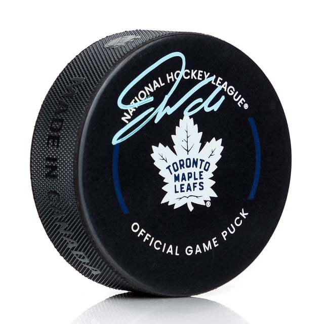 Joseph Woll Rondelle Officielle de Match des Maple Leafs de Toronto Signée