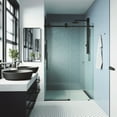 thumbnail image 5 of Vigo Vg6044cl6476 Elan Cass 76" High X 64" Wide Sliding Frameless Shower Door - Black, 5 of 7