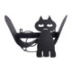 thumbnail image 1 of Soporte de rollo de papel higiéco de gato de hierro decorativo, montado en la de pie libre para el baño, accesorios de baño Sunnimix Portarrollos de papel higiénico novedoso, 1 of 8