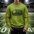 thumbnail image 2 of Chandail en Molleton à Col Rond Imprimé Rugby Automne Hiver pour Hommes, Chaud et Confortable, Mode Sans Capuche, Chandail Décontracté, 2 of 4