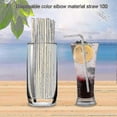 thumbnail image 4 of 1000pcs Plastic Drinking Straws Environmental Protection and Safety Flexible Plastic Drinking Straws, 4 of 5
