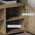 thumbnail image 4 of BELLEZE TV Stand Media Entertainment Center Console - Corin (Wood), 4 of 7