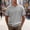 #Gray, variant on DPTALR Men's Waffle Knit Henley T-Shirt,Short Sleeve Casual Button Neck Top,Green,Big Men's,Tall Men's XXL,Young Men's Shirts