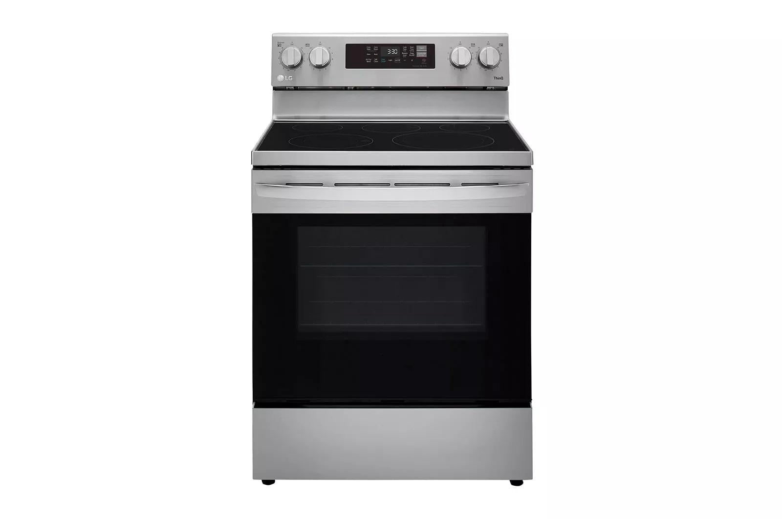LG 30” 6.3 cu ft Slide-In Electric Range with Air Fry in Stainless Steel