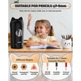 thumbnail image 4 of AFMAT Electric Pencil Sharpener, Fully Automatic Pencil Sharpener, Auto in & Out, for φ7-8mm No.2/Colored Pencils, Rechargeable & Cordless, Cute Cat Pencil Sharpeners for Classroom Home, 4 of 8