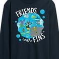 thumbnail image 3 of Pete The Cat - Friends With Fins - Men's Long Sleeve T-Shirt, 3 of 6