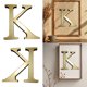thumbnail image 5 of Letras Inglesas Pegatinas Pared 20 Cm Calcomanías 3d Acrílico para Del (k), 5 of 9