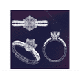 thumbnail image 3 of Anillo Xtellar  De Compromiso Promesa, 3 of 3