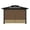 Brown and Khaki, variant on Aoodor 12' x 16' Gazebo Curtain Set Protecting Privacy Side Walls 4 Panels, Curtain Only - Grey