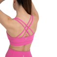 thumbnail image 6 of YITTY Active Women's and Women's Plus UltraLuxe Strappy Medium Impact Bra, Athleisure, 4-Way-Stretch, Sizes XS-4X, 6 of 6