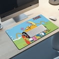 thumbnail image 5 of Adventure Time Jake The Dog Large Gaming Mouse Pad for Desk, Big Mouse Pad Gaming Desk Mat, Mousepad Desk Pad with Non-Slip Base And Stitched Edges, Keyboard Mouse Mat for Home Office Work, 5 of 7