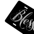 thumbnail image 3 of Yehwow Inspirational Blessed Letters Words Metal Car Plate Aluminum License Plate, 3 of 6