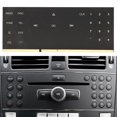 thumbnail image 3 of Car Radio CD Button Sticker Decals for Mercedes Benz 2008-2014 Auto Accessory, 3 of 9