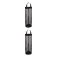thumbnail image 1 of sweethay Soporte para bolsa de comestibles, dispensador de almacenamiento colgante para montaje en pared, bolsa de plástico, organizador de Negro 2piezas, 1 of 6