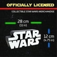 thumbnail image 3 of Star Wars Light - Officially Licensed Wall Mountable & Freestanding LED Lamp, Star Wars Room Decor for Men, Unique Star Wars Gifts for Fans, 3 of 4