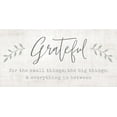 thumbnail image 2 of Carpentieri, Natalie 24x14 White Modern Wood Framed Museum Art Print Titled - Grateful for Everything, 2 of 4