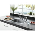thumbnail image 2 of Gourmetier GKTS2522 Studio 25" Stainless Steel Self-Rimming Single Bowl Drop-In Kitchen Sink, Brushed, 2 of 8