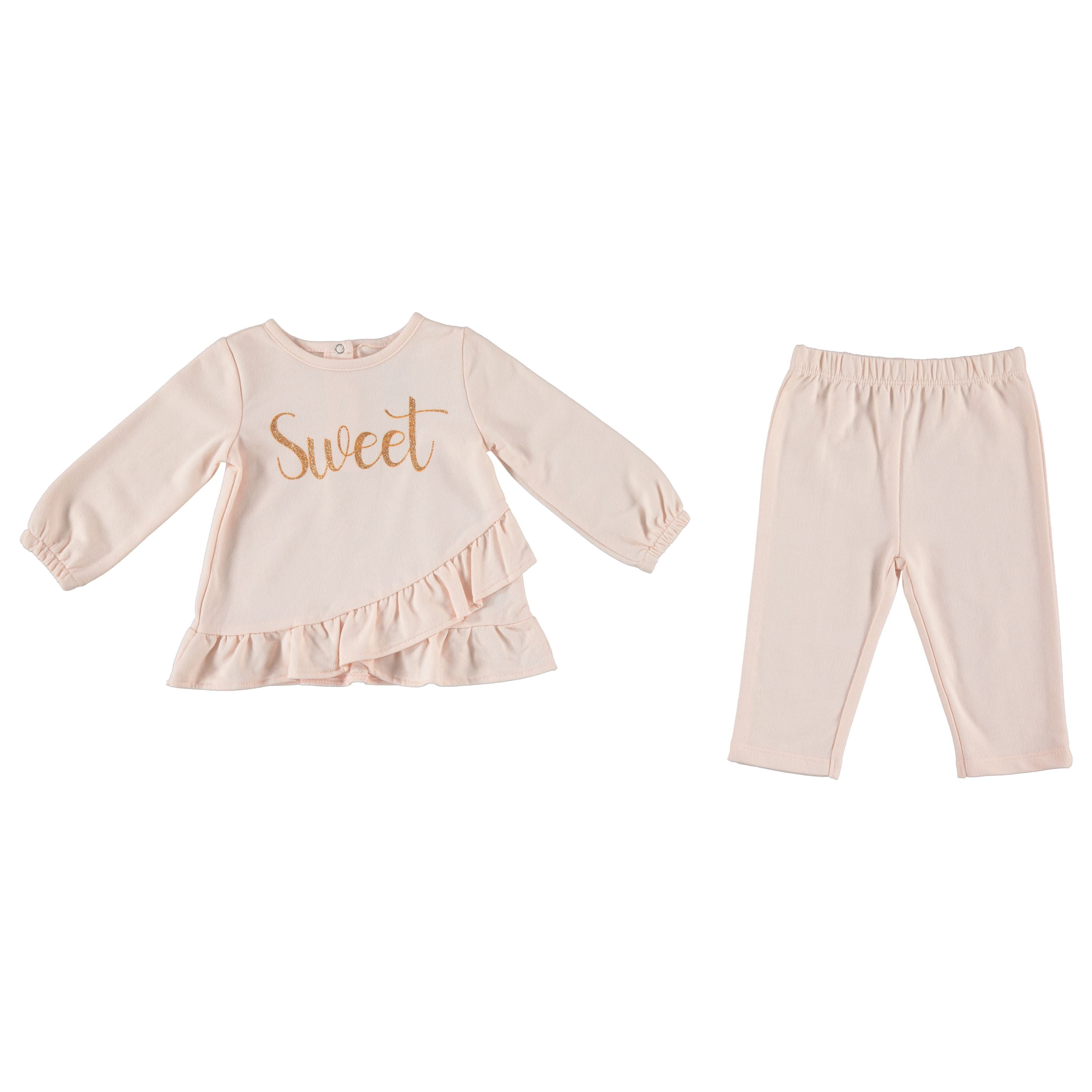 Details about   Carter’s Baby Girls’ 2-Piece Floral T-Shirt & Denim Leggings Set Size 12 Months 