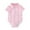 Pink, variant on FAOWME Boys Girls Summer Casual Short Sleeve Gentlemen Embroider Bodysuits Onesie White 6-9 Months