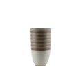 thumbnail image 1 of Benjara BM219616 Striped Ceramic Vase with Speckle Body Design, Multi Color - Set of 2, 1 of 1