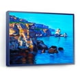 thumbnail image 3 of Designart 'The Ocean By Cliffs In The Evening Glow' Nautical & Coastal Framed Canvas Wall Art Print, 3 of 4