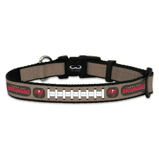 Tampa Bay Buccaneers Pet Collar Reflective Football Size Toy