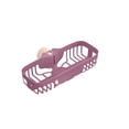 thumbnail image 2 of Faucet Shelf, Sink Organizer, Drainage Rack, Sponge Holder, Kitchen for Utensil Storage, Pink, 2 of 8