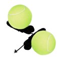 thumbnail image 1 of OUNONA 2Pcs Tennis Practice Ball Nylon Rubber Woolen High Bounce Training Aid For Beginners Adults Children, 1 of 7