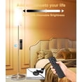 thumbnail image 2 of Lámpara de pie LED luckystyle de 12 W con mando a distancia regulable, 2 of 6