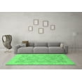 thumbnail image 3 of Ahgly Company Indoor Rectangle Abstract Emerald Green Modern Area Rugs, 8' x 12', 3 of 4