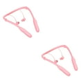 thumbnail image 4 of Auriculares deportivos inalámbricos Inteprter PP Cuello colgante Color sólido Tipo-C Compatible con Bluetooth 5.1 2Conjunto Rosa, 4 of 6