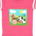 thumbnail image 4 of Inktastic Farm Animals with Cow, Chick and Pig Boys or Girls Baby Bodysuit, 4 of 5