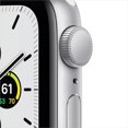 thumbnail image 2 of Restored Apple Watch Series SE (GPS, 44mm) Silver Aluminum Case and White Band - Very Good (Refurbished), 2 of 3