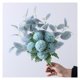 thumbnail image 1 of Flores artificiales de seda, ramo de anémona blanco for novia, fiesta en casa, habitación, mesa, planta decorativa, flor falsa, 1 of 8