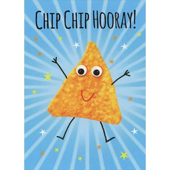 RSVP Greetings Chip Chip Hooray: Cute Nacho Chip Funny Graduation Card