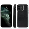 thumbnail image 2 of Merlin Leather Flip Wallet Case Card Holder Phone Back Cover for iPhone 13 Pro (Black), 2 of 8