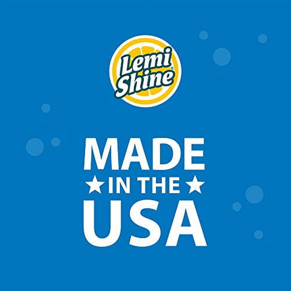 Lemi Shine - Shine + Dry Natural Dishwasher Rinse Aid Hard Water Stain Remover 8.45 oz - 3 Pack Bundle