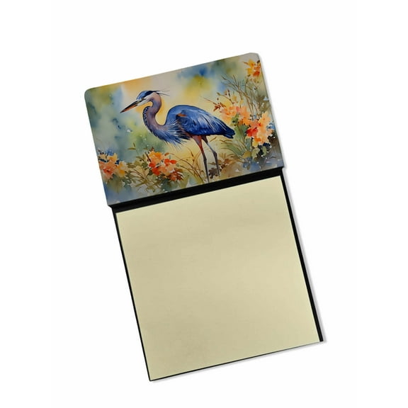 Blue Heron Sticky Note Holder 3.25 in x 5.25 in