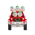 thumbnail image 4 of Personalized Family Christmas Ornament 2024 Travel with SUV Family of 5 Ornament for Christmas Tree, 4 of 10