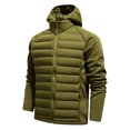 thumbnail image 6 of Men's Lightweight Puffer Jackets, Water-Resistant Casual Winter Hooded Coat, Travel, 6 of 6