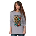 thumbnail image 4 of Break the Rules Japanese Mask Tattoo Long Sleeve TShirt Men Women Brisco Brands S, 4 of 6