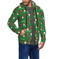 thumbnail image 2 of Honeii Cute Santa And Ho Ho Ho Print Hoodies for Men, Pullover & Full Zip, Breathable Zip up Hoodie, Sweatshirt-Small, 2 of 5