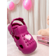thumbnail image 3 of SANDALIAS PARA NIÑA LIGERSA Y ANTIDESLIZANTES EVA COLOR FUCSIA CON PINES DECORATIVOS, 3 of 5