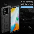 thumbnail image 2 of Case for Xiaomi Redmi 10C, Heavy Duty Shockproof Absorption Impact Resistant Protective Phone Case Bumper Rugged Cover for Xiaomi Redmi 10C HD Black, 2 of 14