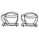 thumbnail image 2 of 2 servilleteros de hierro con forma de taza de café, dispensador de pañuelos independiente, servilletero de mesa para mesa de comedor, restaurante, bronce, 2 of 14