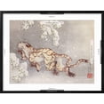 thumbnail image 5 of Art.com Tiger in a snowstorm. Edo Period, 1849 Giclee Print by Katsushika Hokusai, Black Frame Wall Art, 29" x 23", 5 of 5