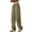 B-Olive Green, variant on Wyobmus Womens Parachute Pants Lightweight Quick Dry Hiking Pants Water-Resistant Wide Leg Baggy Pants Y2K Elastic Waisted Track Pants A-Black